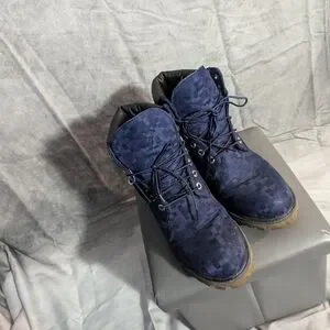 Timberland | Shoes | Timberland Jacquard Navy Casual Boots  display picture 3